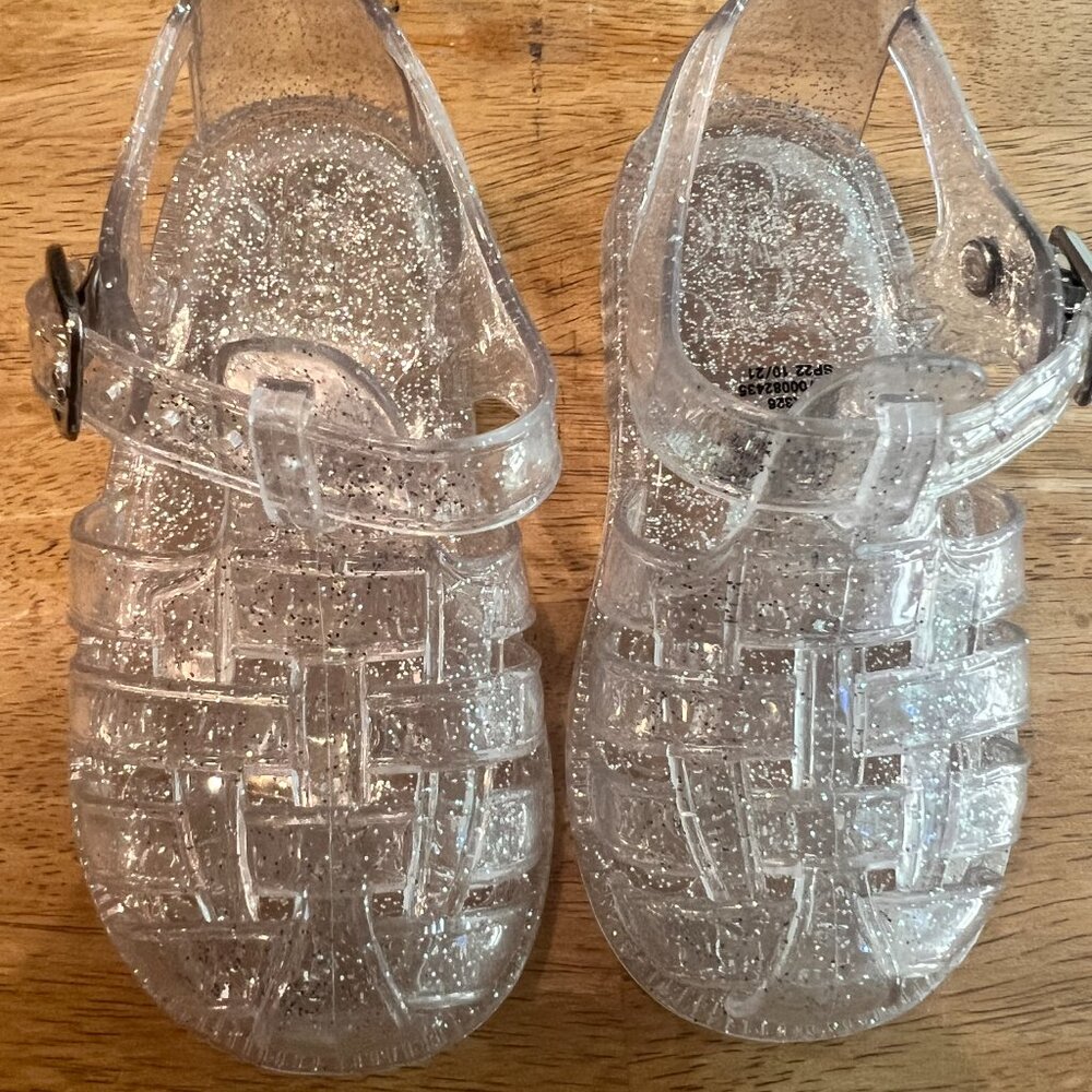 Gap Toddler Jelly Glitter Sandals - Size 5